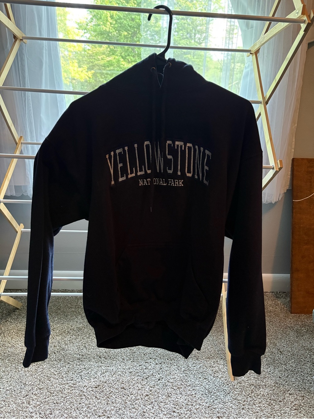 Yellowstone National Park Black Hoodie